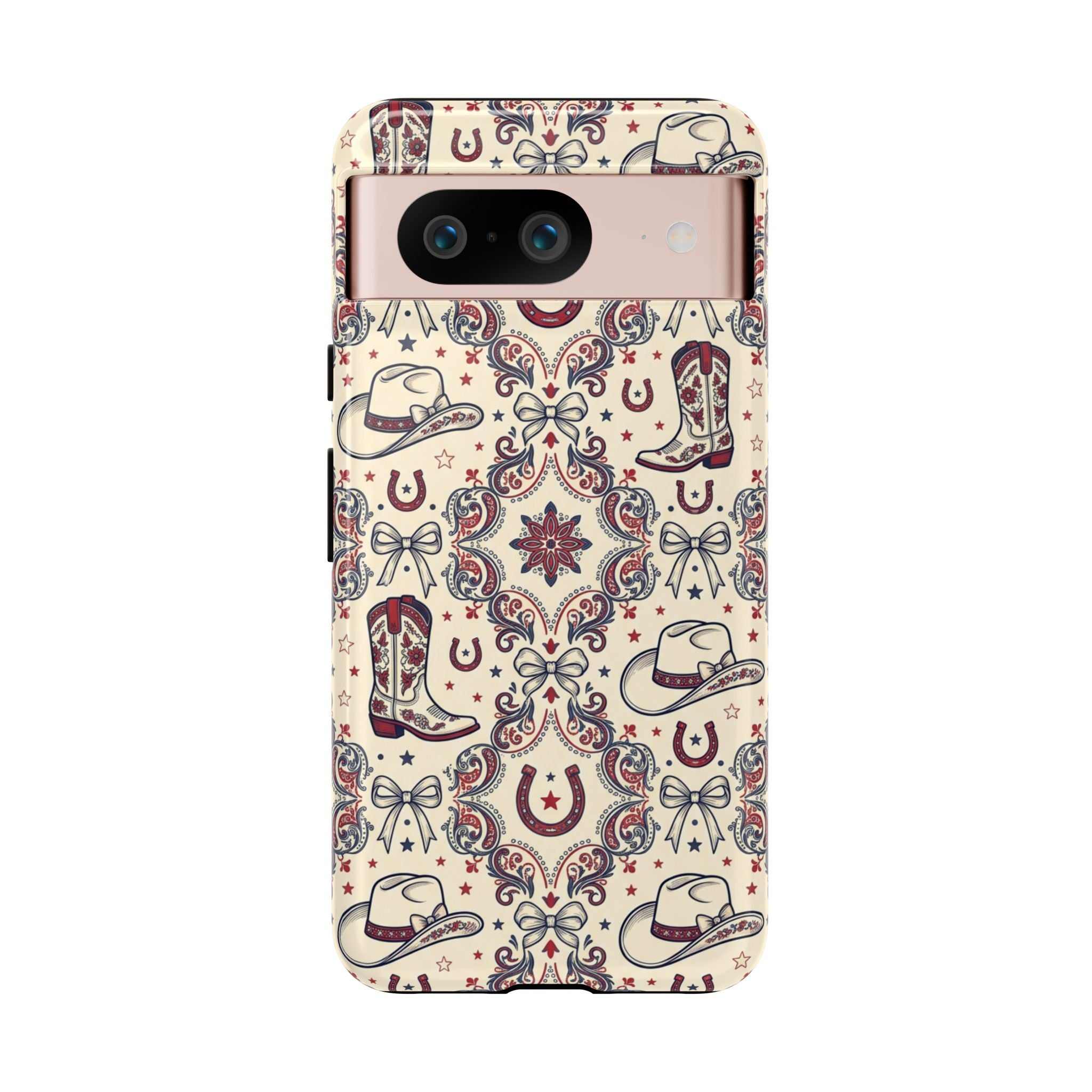 Americana Cowgirl Coquette Phone Case Printify