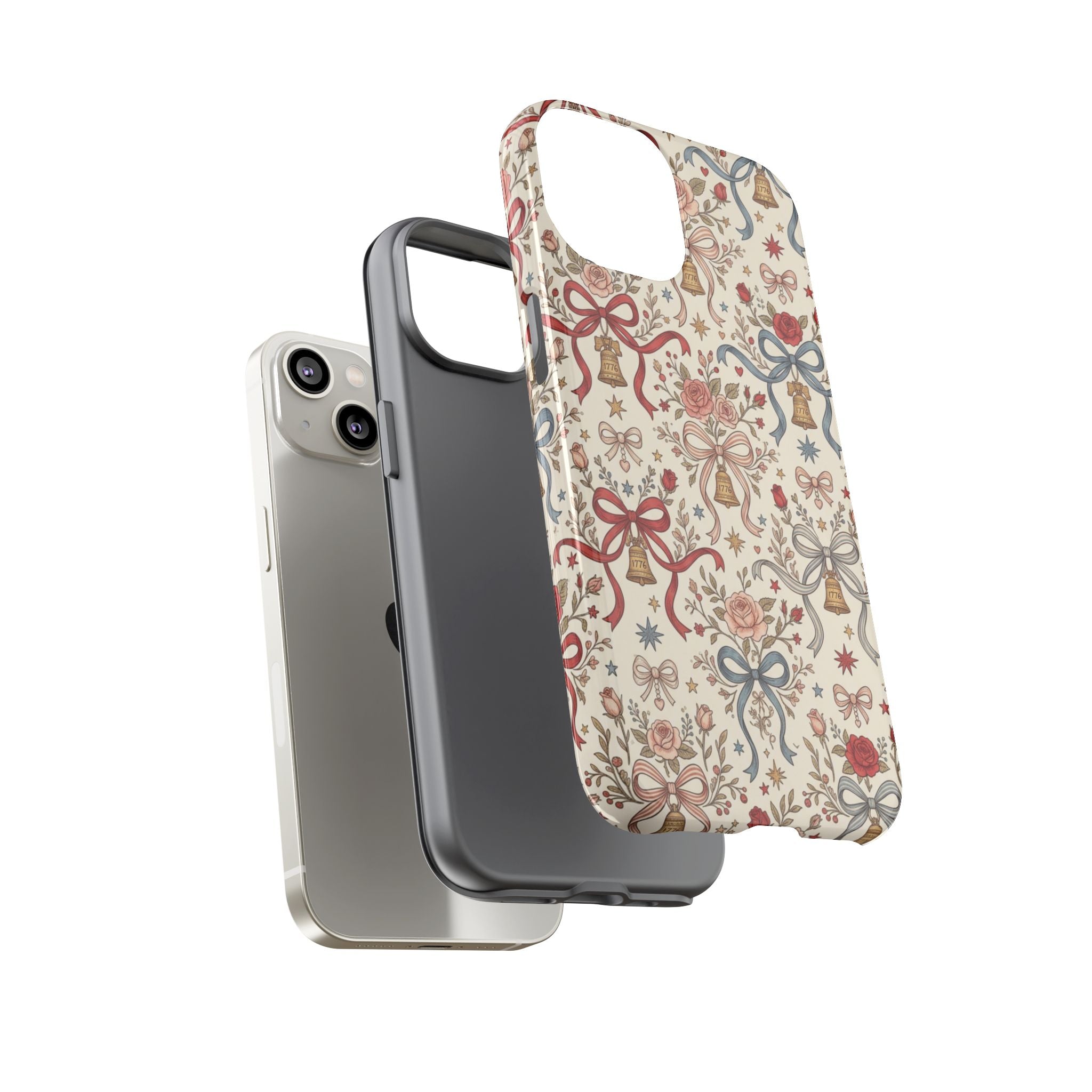 1776 Coquette Liberty Bells Phone Case Printify