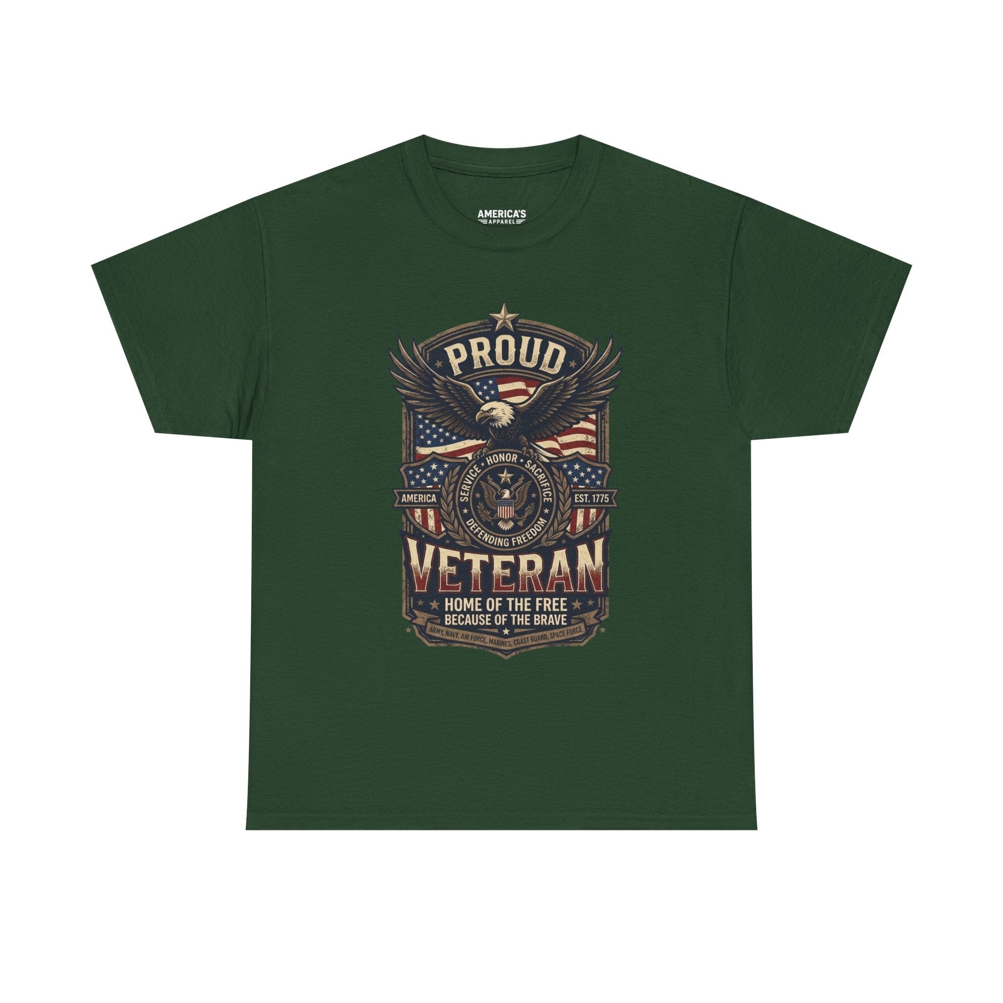 Proud Veteran T-Shirt Printify