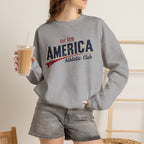 America Athletic Club Heritage Crewneck – Vintage Americana Sweatshirt Printify