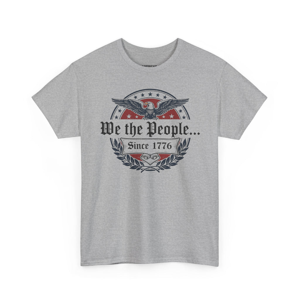We The People Since 1776 Patriotic T-Shirt – American Heritage Insignia Tee Printify