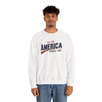 America Athletic Club Heritage Crewneck – Vintage Americana Sweatshirt Printify