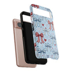Patriotic Coquette Bows & Fireworks Phone Case Printify