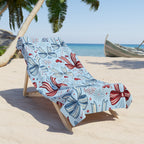 Stars, Stripes & Bows Beach Towel – Coquette Americana Patriotic Towel Printify