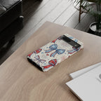 Patriotic Coquette Bows Phone Case – Americana Ribbon & Fireworks Design Printify