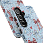 Patriotic Coquette Bows & Fireworks Phone Case Printify