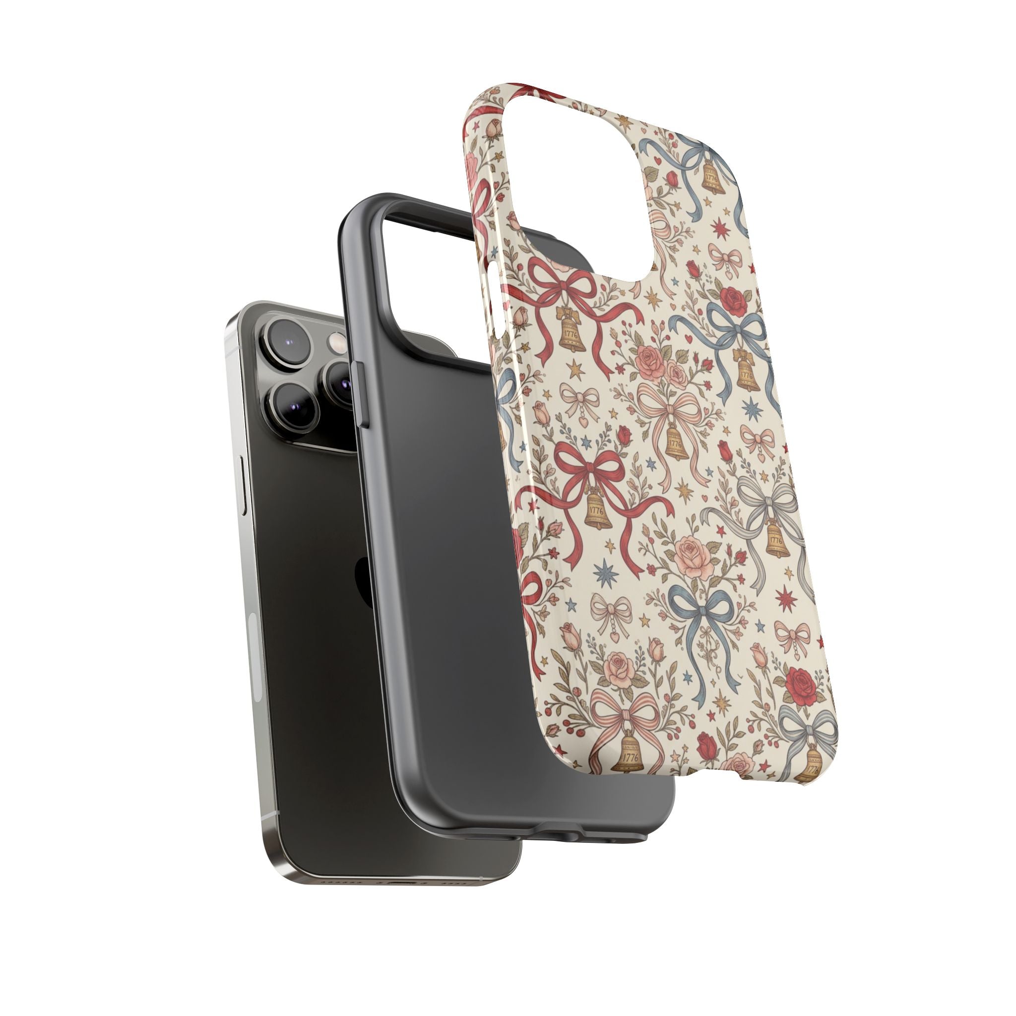1776 Coquette Liberty Bells Phone Case Printify