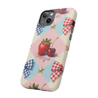 Americana Coquette Cherry Picnic Phone Case Printify