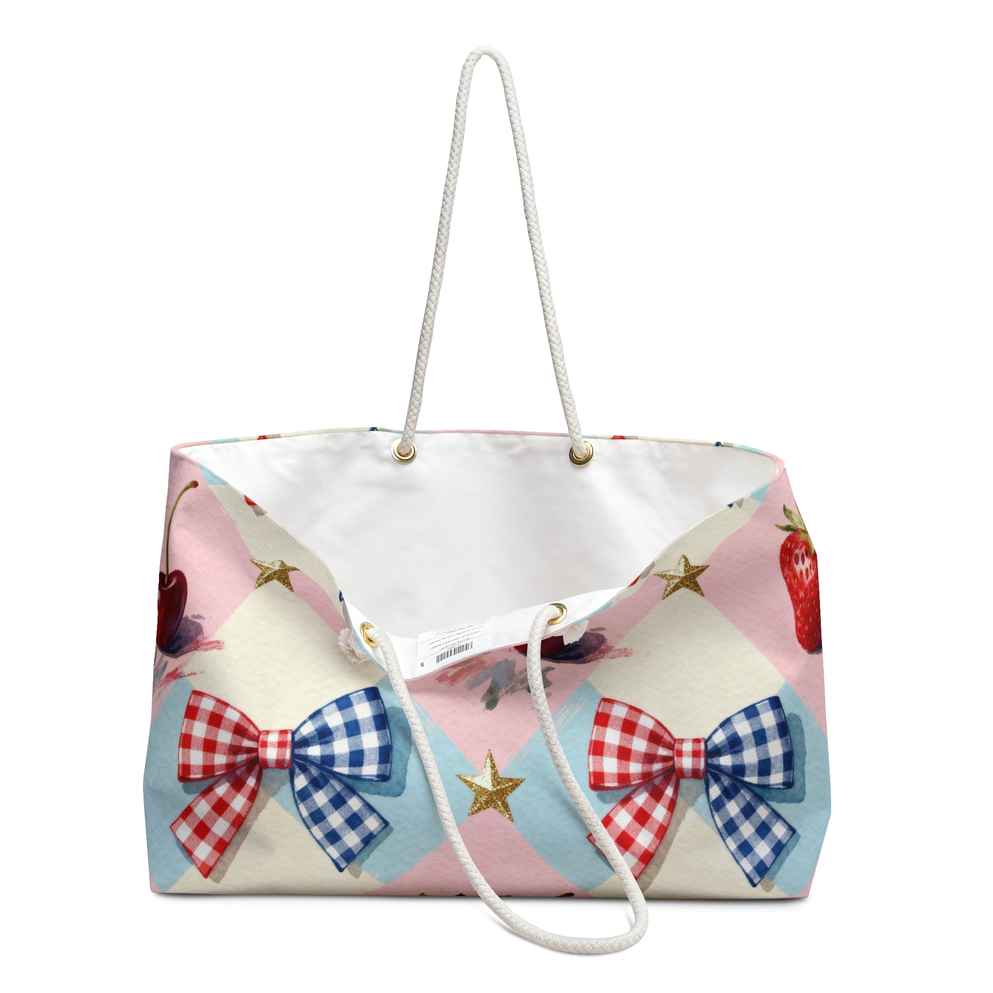 Sweet Liberty Bows & Berries Weekender Tote Printify