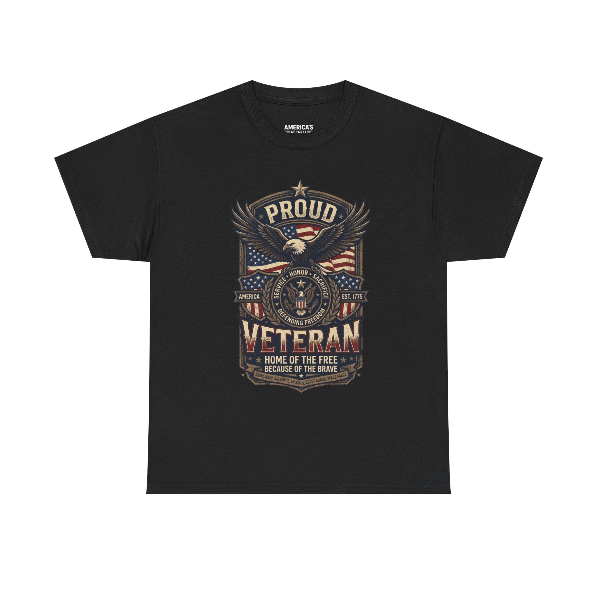 Proud Veteran T-Shirt Printify