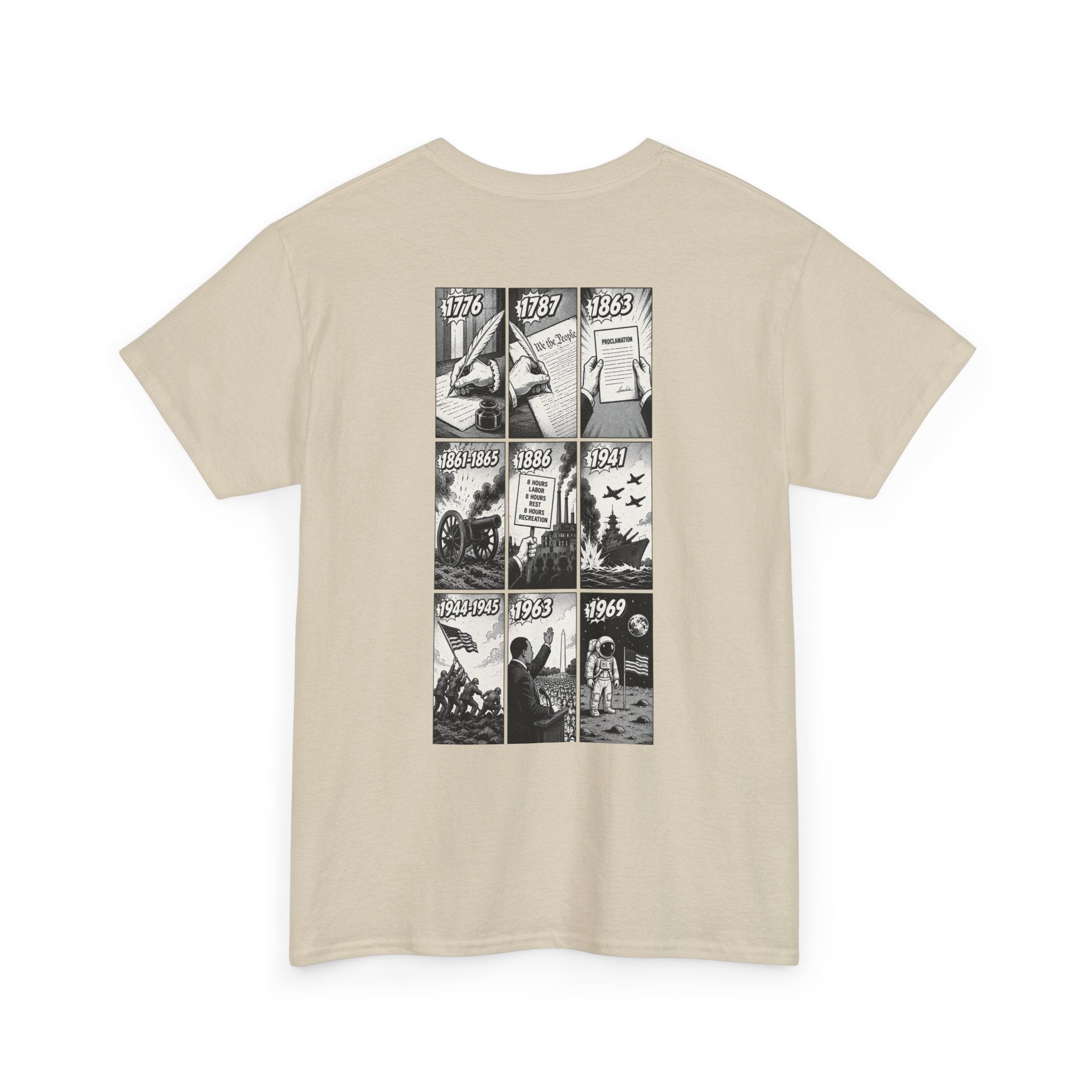 America Comic Book History T-Shirt