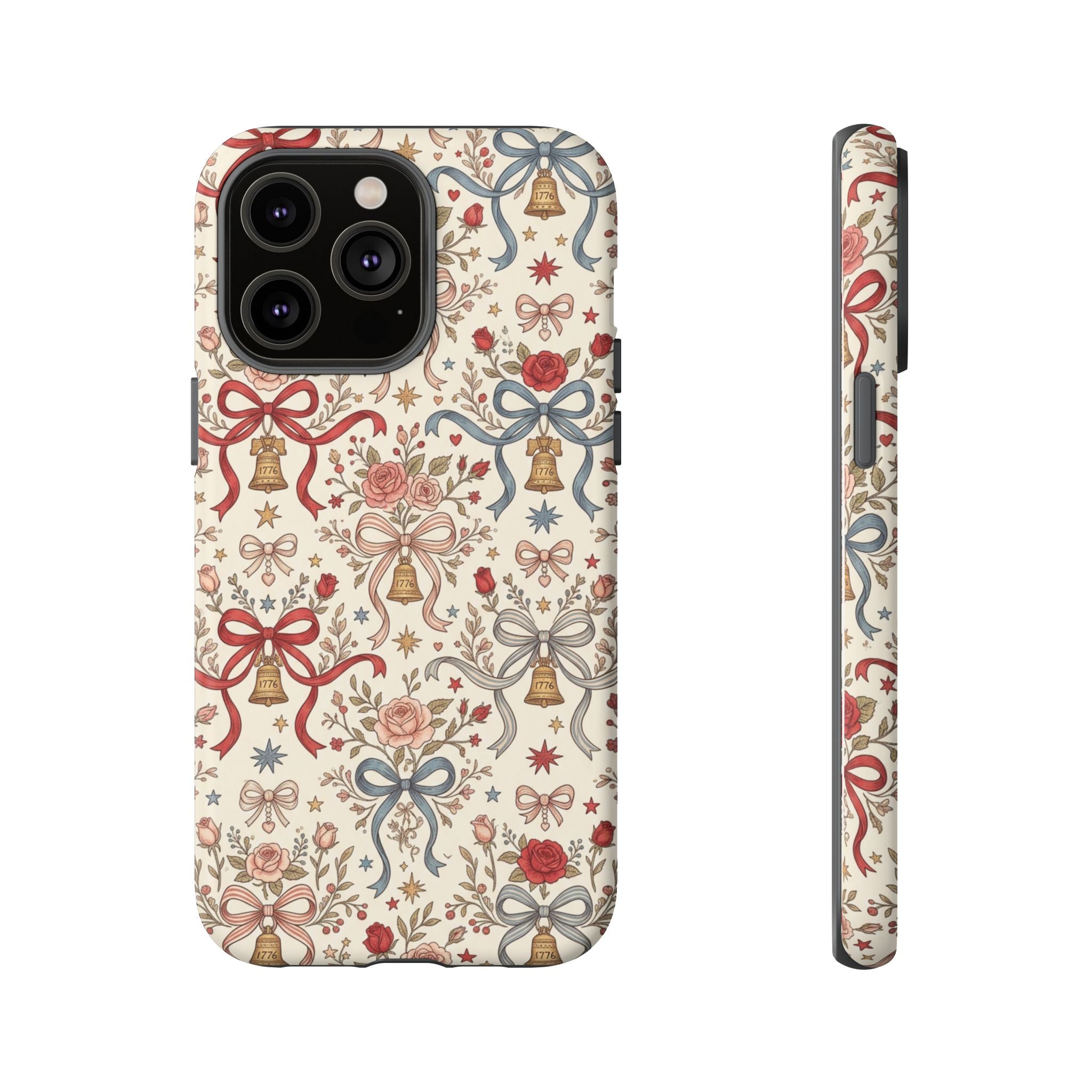 1776 Coquette Liberty Bells Phone Case Printify