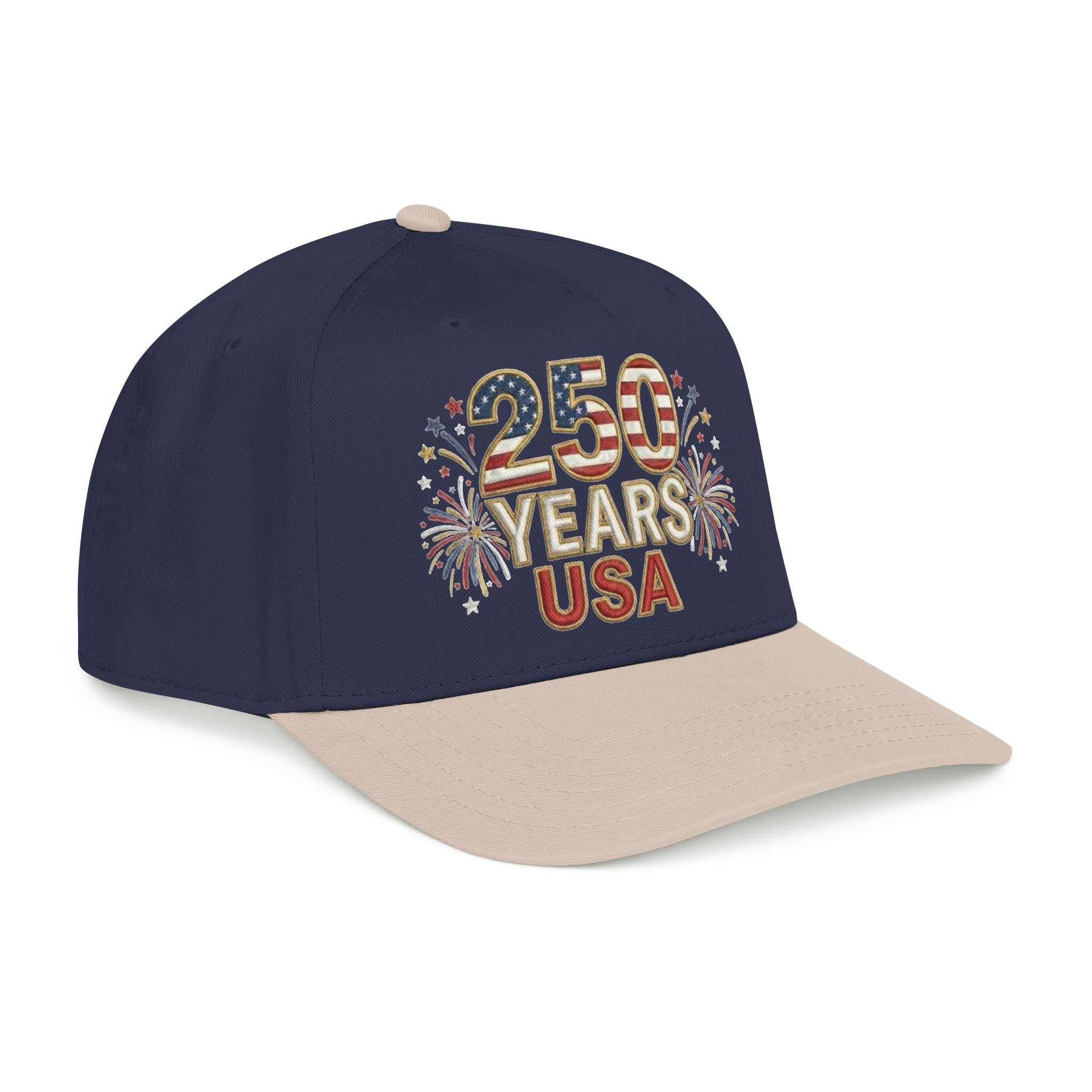 "250 YEARS" Patriotic Baseball Cap – America 250 Snapback Hat