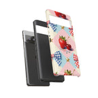 Americana Coquette Cherry Picnic Phone Case Printify