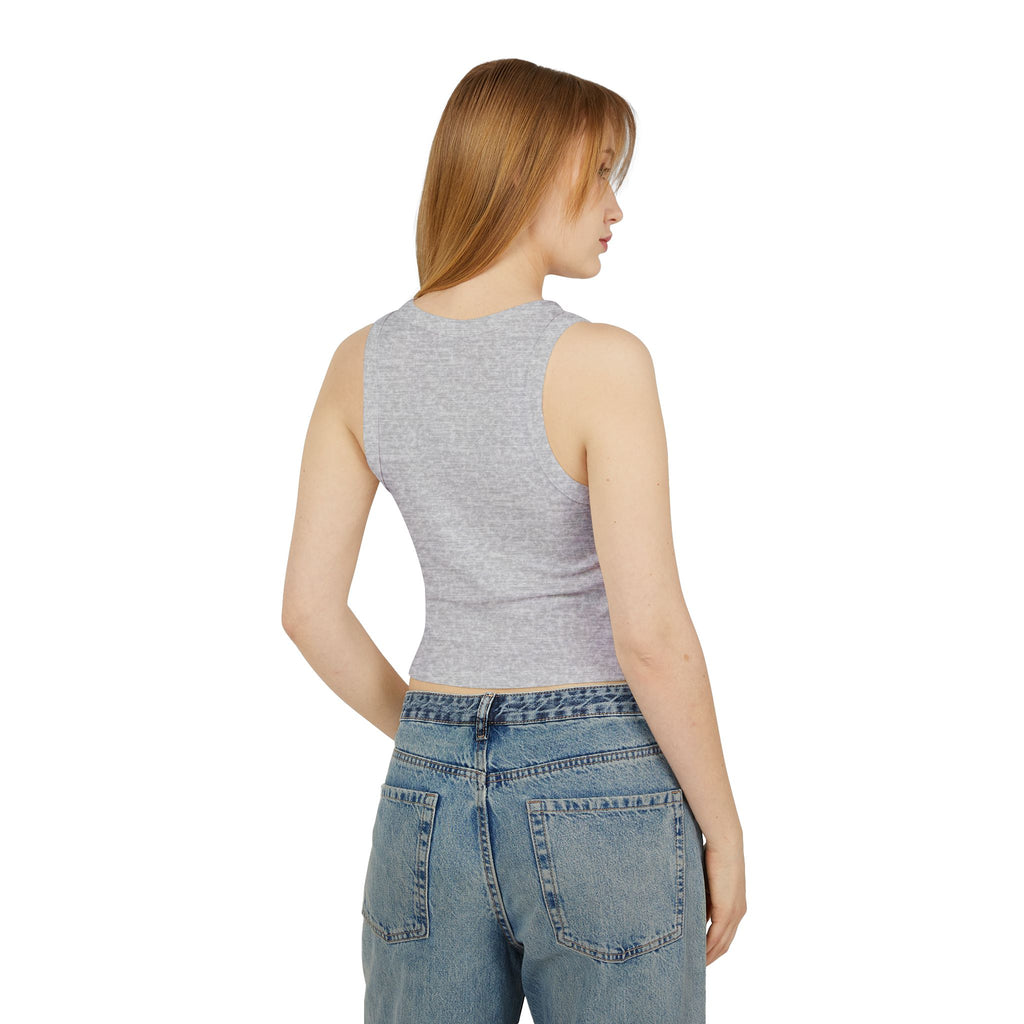 1776 Heritage Cropped Tank – Minimalist Patriotic Women's Tank Printify