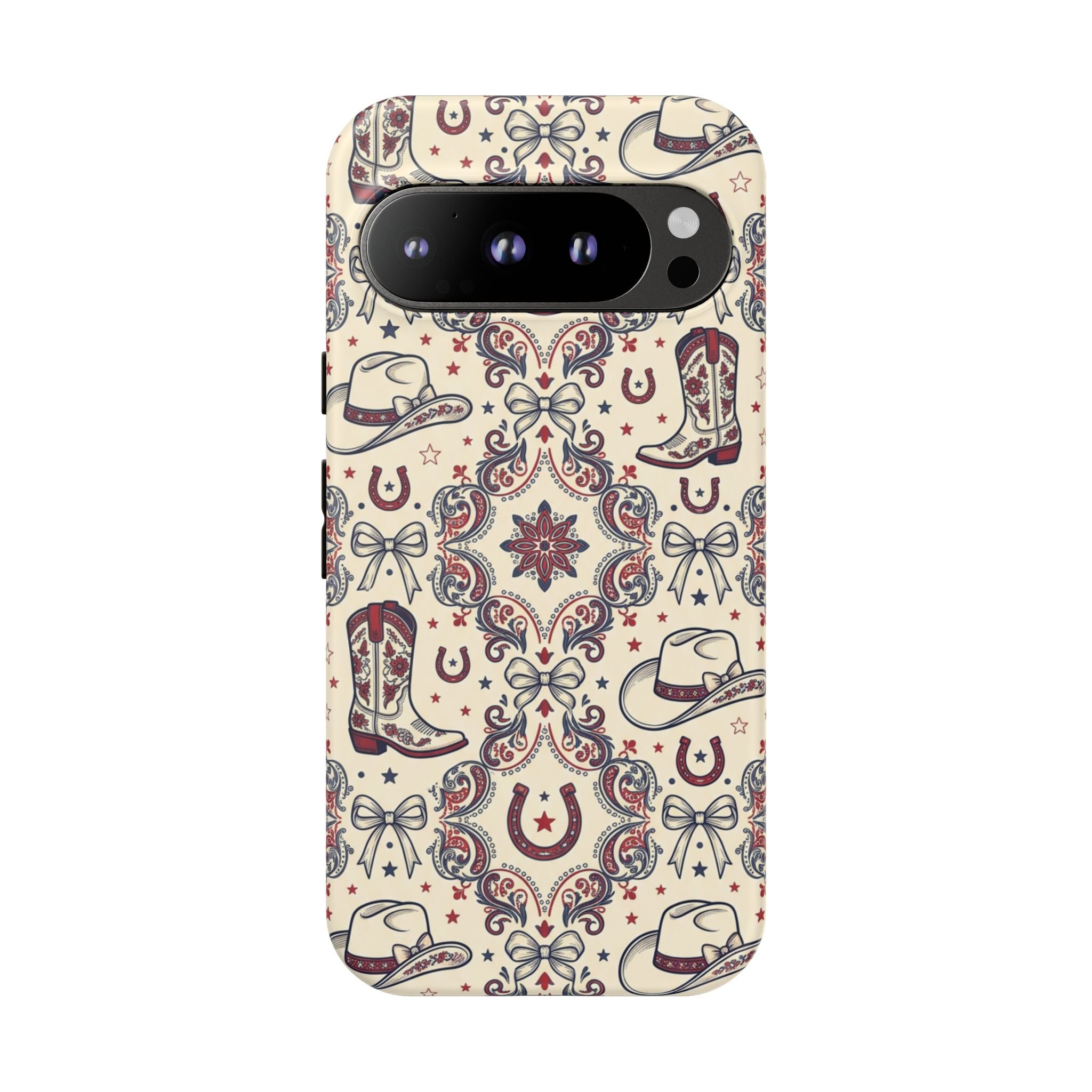 Americana Cowgirl Coquette Phone Case Printify