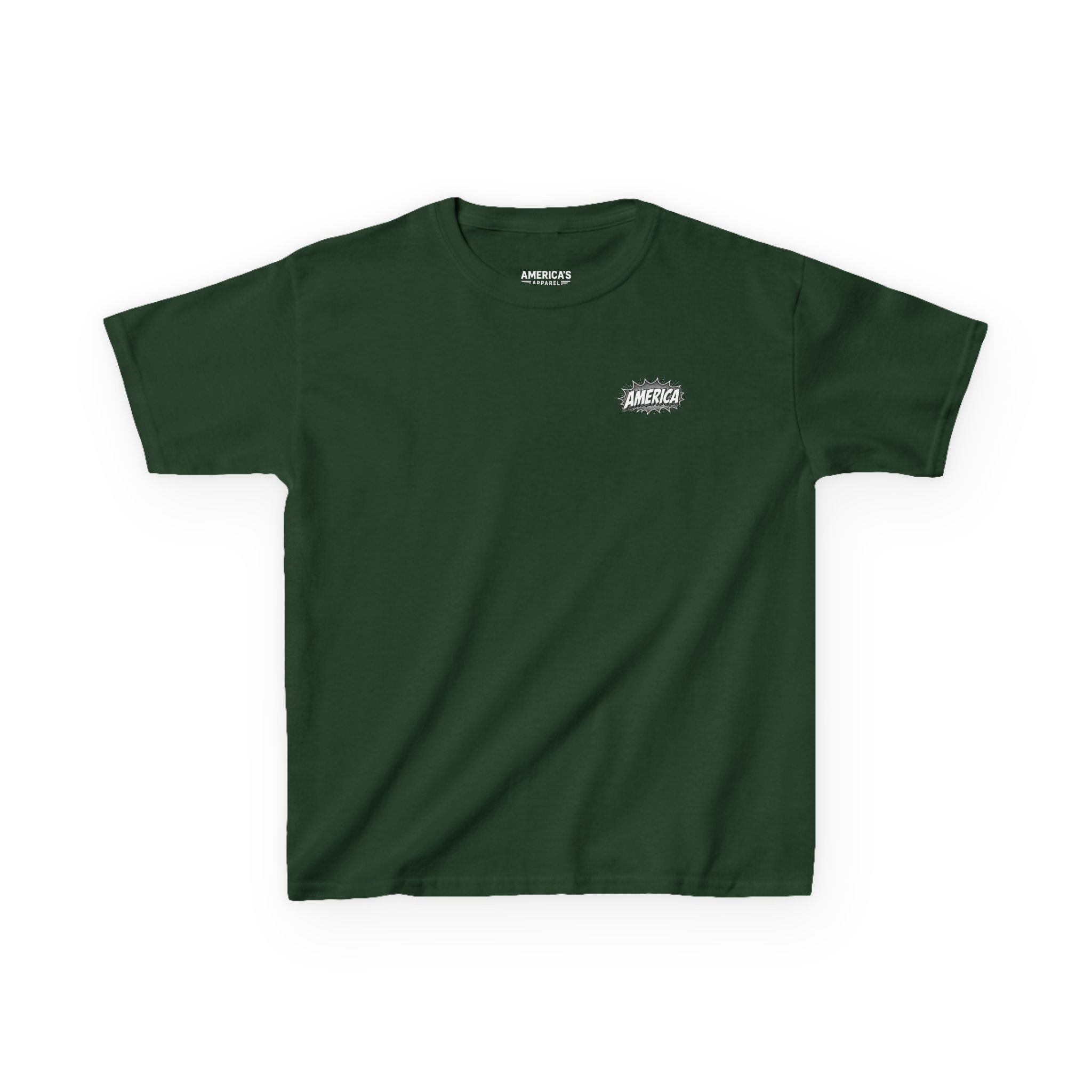 America Comic Book History Kids Tee Printify