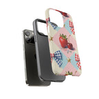 Americana Coquette Cherry Picnic Phone Case Printify