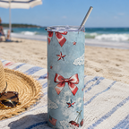 Coquette Americana 20oz Stainless Steel Tumbler Printify