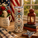 Sweet Liberty Stainless Steel Tumbler — 20oz Patriotic Travel Mug Printify