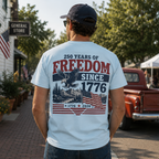 Freedom Since 1776 T-Shirt — 250 Years of American Pride Graphic Tee Printify