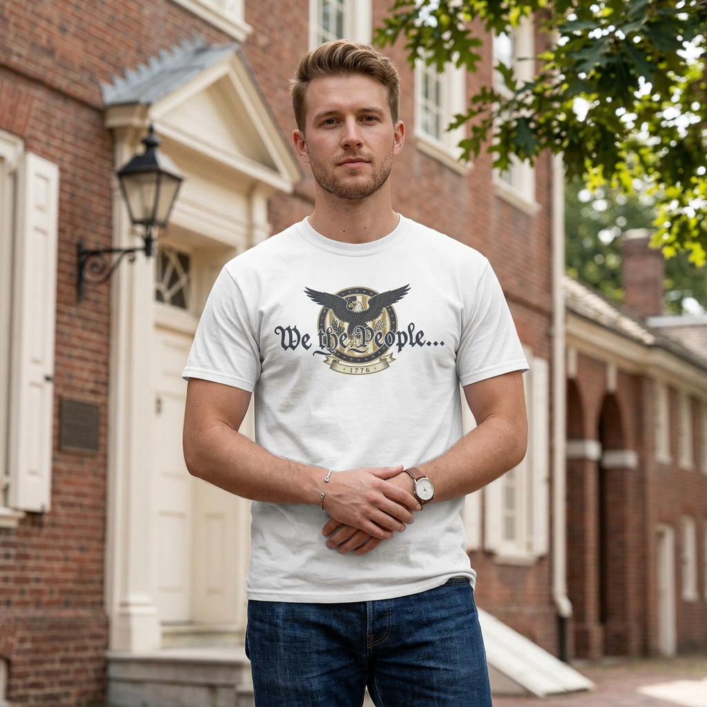 We The People Eagle Patriotic T-Shirt – Executive Style