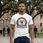 Freedom Eagle T-Shirt — Patriotic Bald Eagle Tee